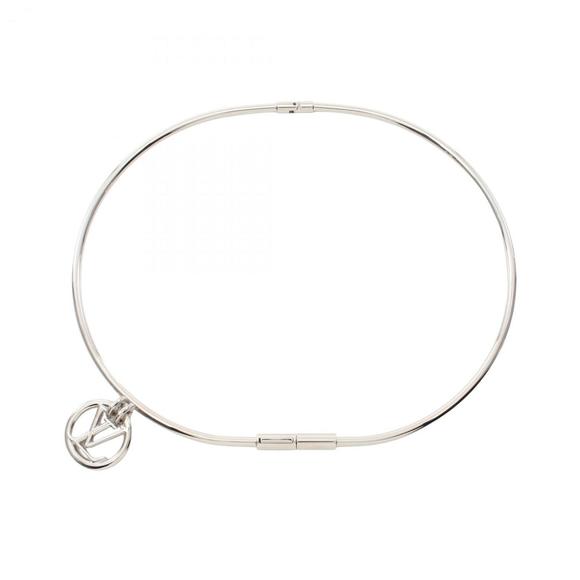 LOUIS VUITTON Charm Belt Clothing Stainless Steel Women's Silver MP202M - Picture 1 of 7